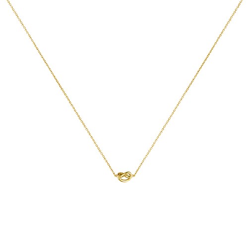 Knot Necklace Gold Plated