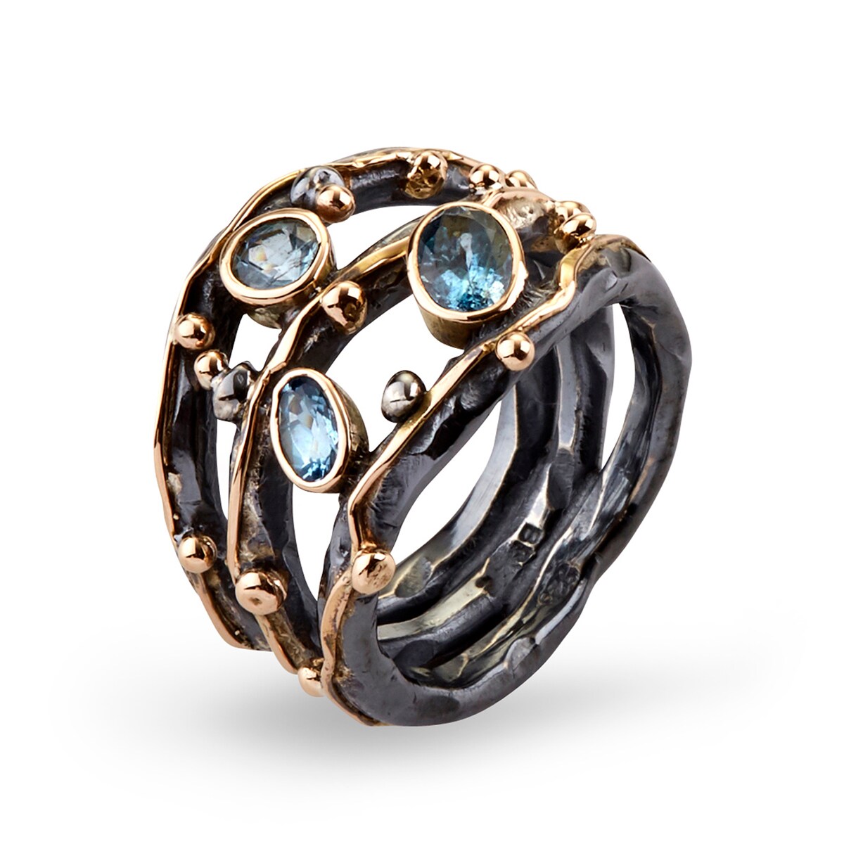 By_Birdie_50110166A_Ring_Tribeca_Stones_Aqua_hos_Jarl_Sandin