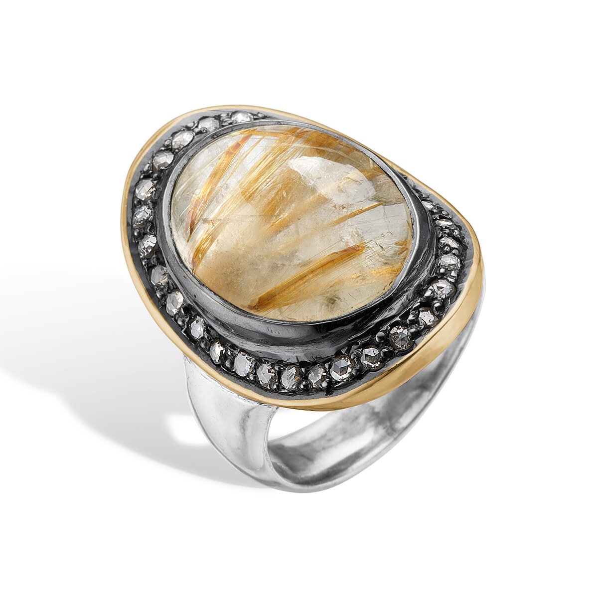 Ring Corso BoHo Rutil Quartz