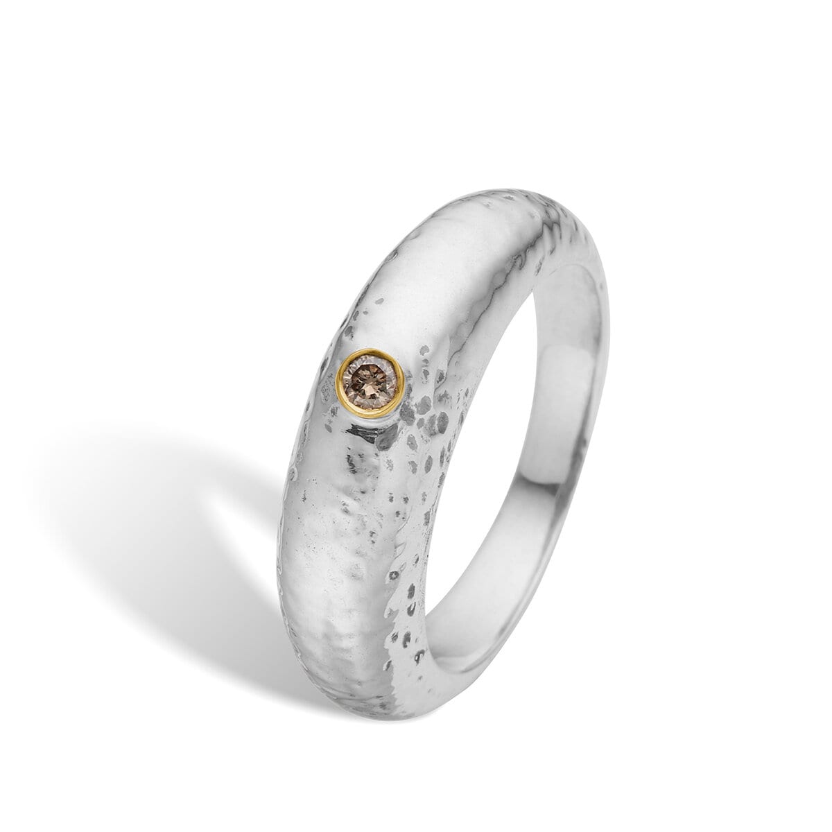 Waldorf slim silver ring
