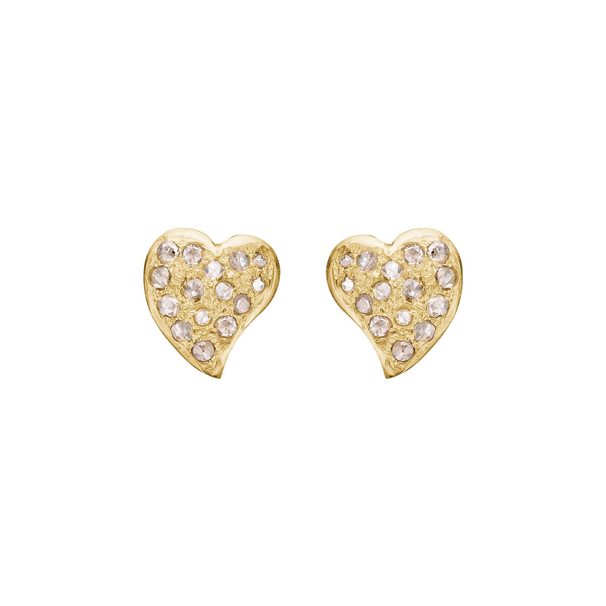 Zenith Heart Pavé Örhängen