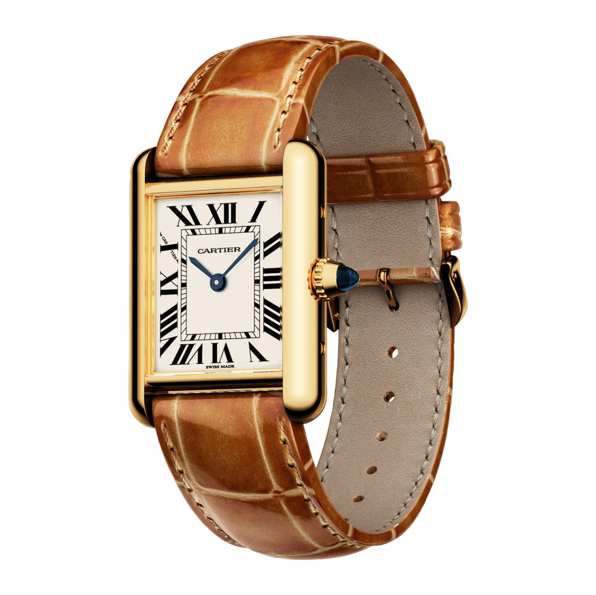 Shop Cartier TANK 2022 SS Tank Louis Cartier watch (W1529856) by io_zusi