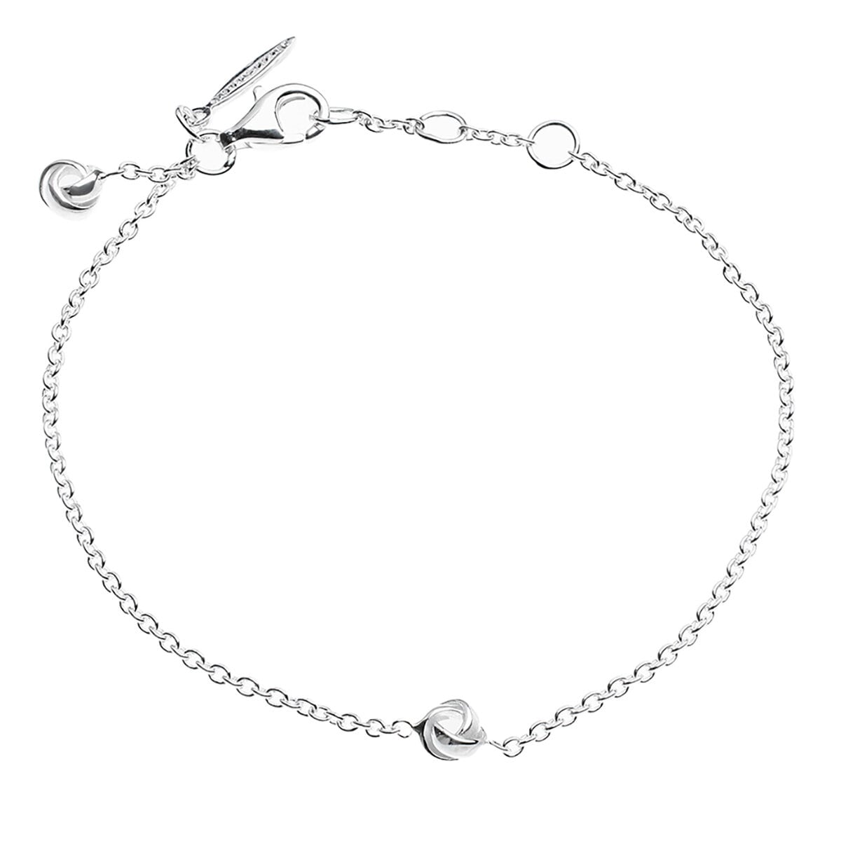 Le Knot Flat Drop Bracelet