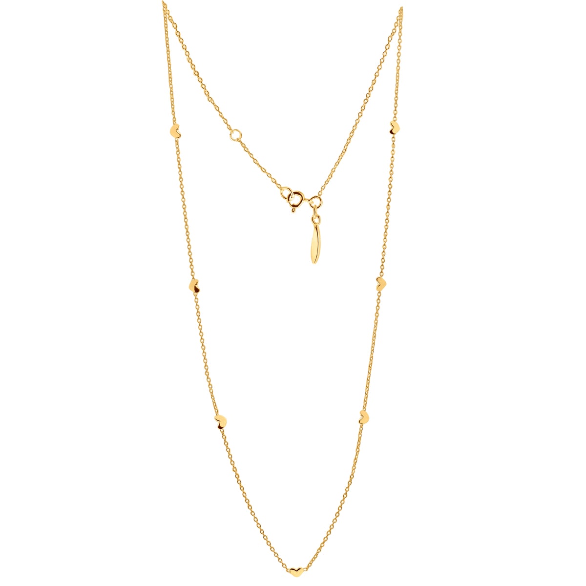 Drakenberg_Sjölin_Loving_Heart_drop_full_necklace_gold_LHT_N2S000_G_hos_Jarl_Sandin