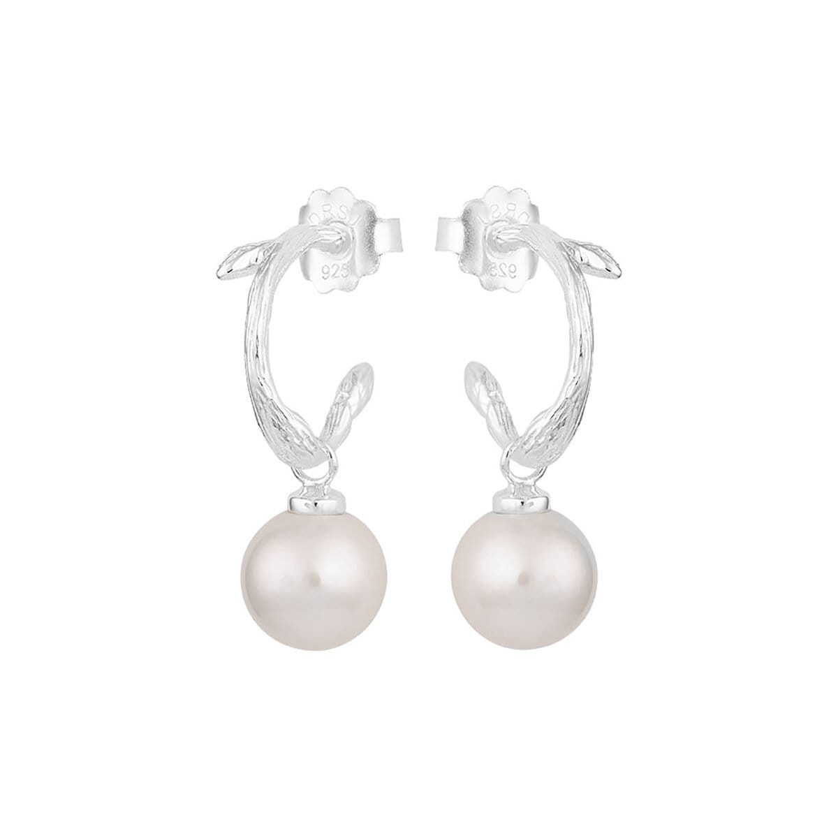 Branch Pearl Hoops