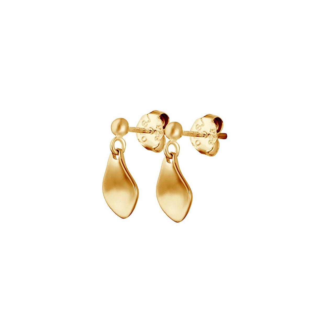 Gaias Grace Drop Studs Gold