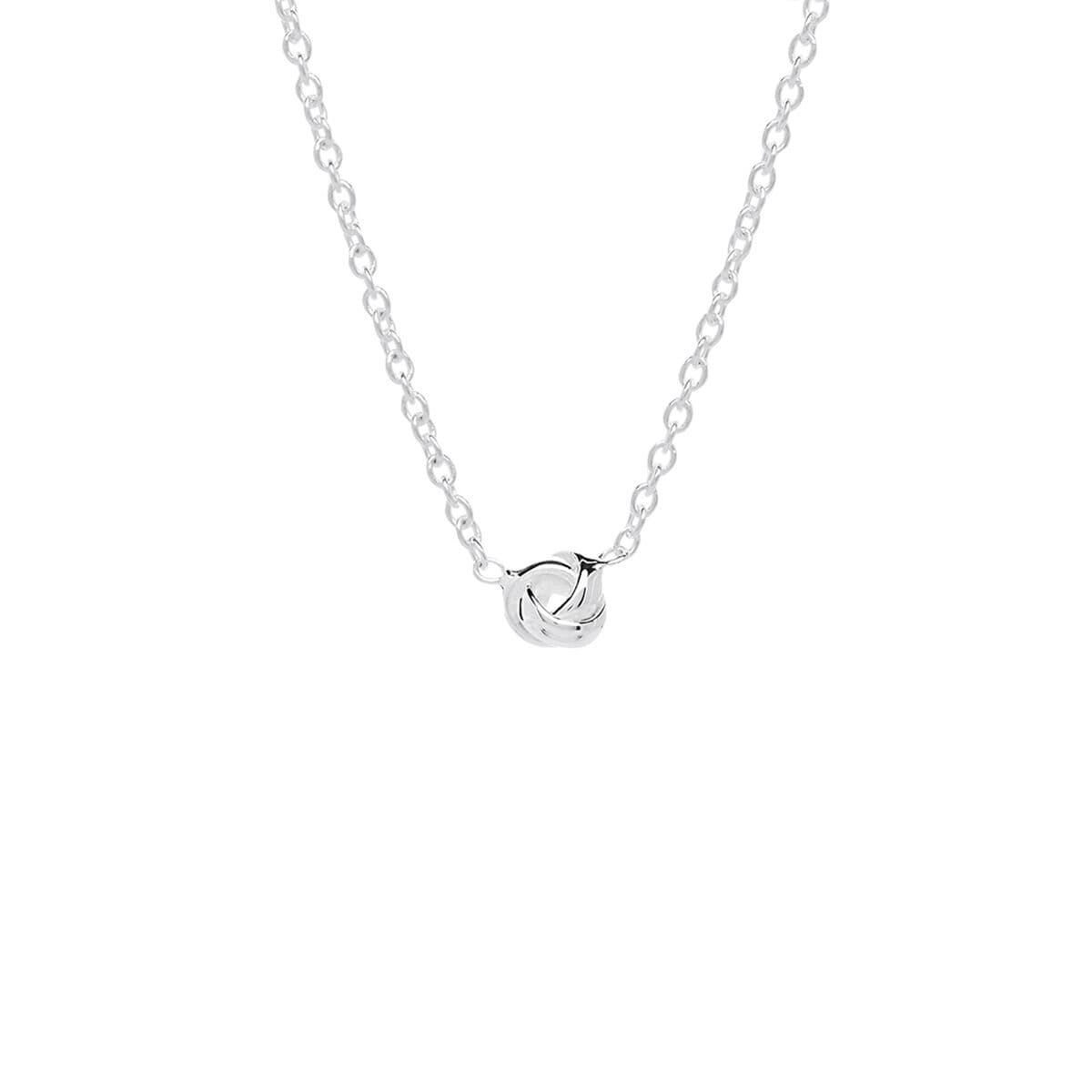 Le Knot Flat Drop Necklace