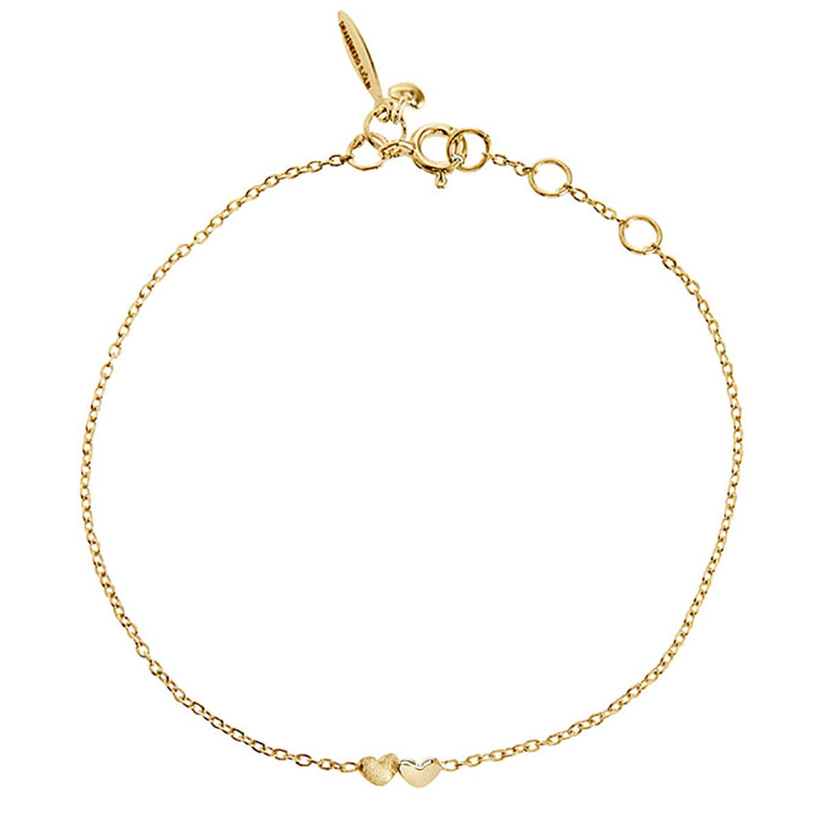 Loving heart bracelet gold