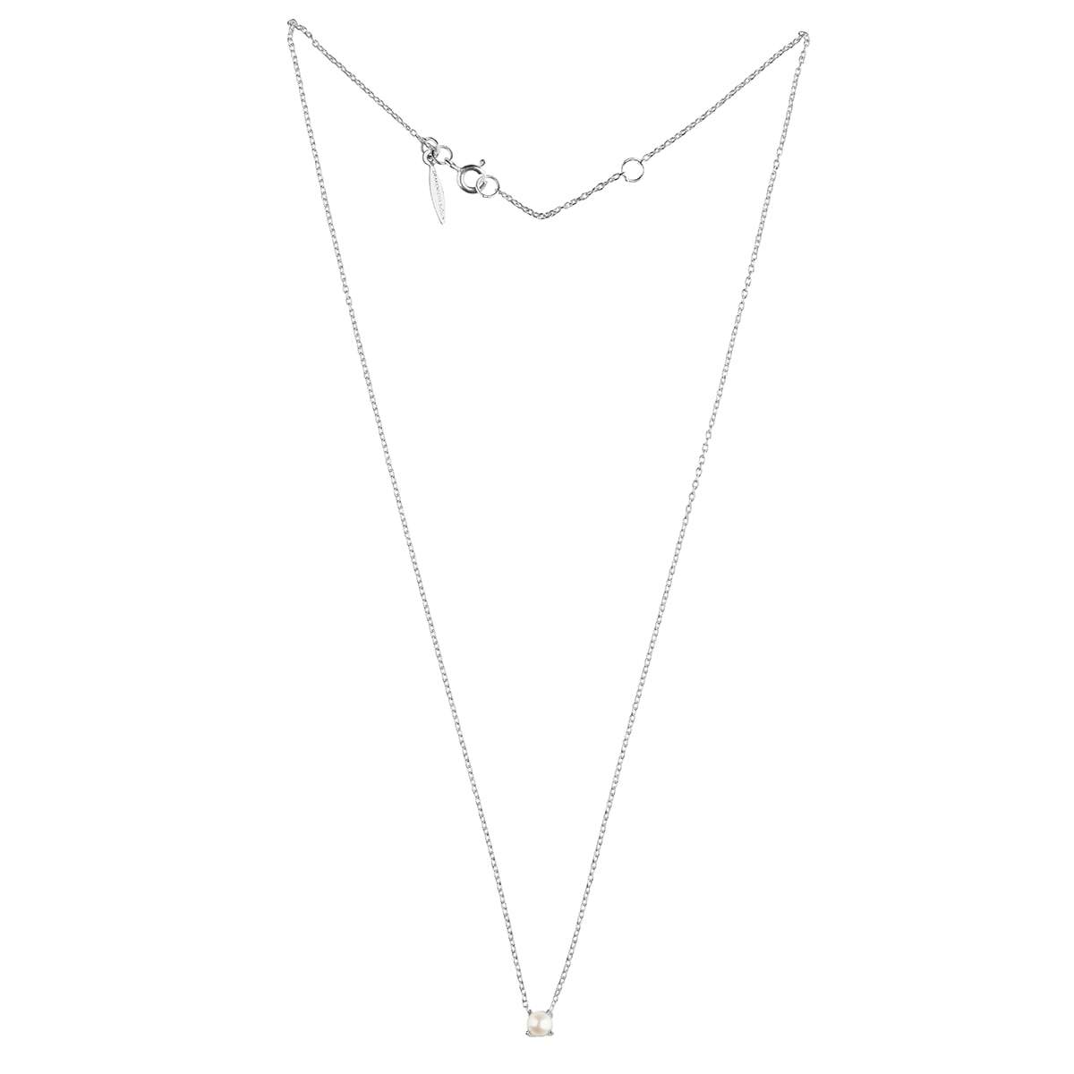Petite Pearl Halsband Silver