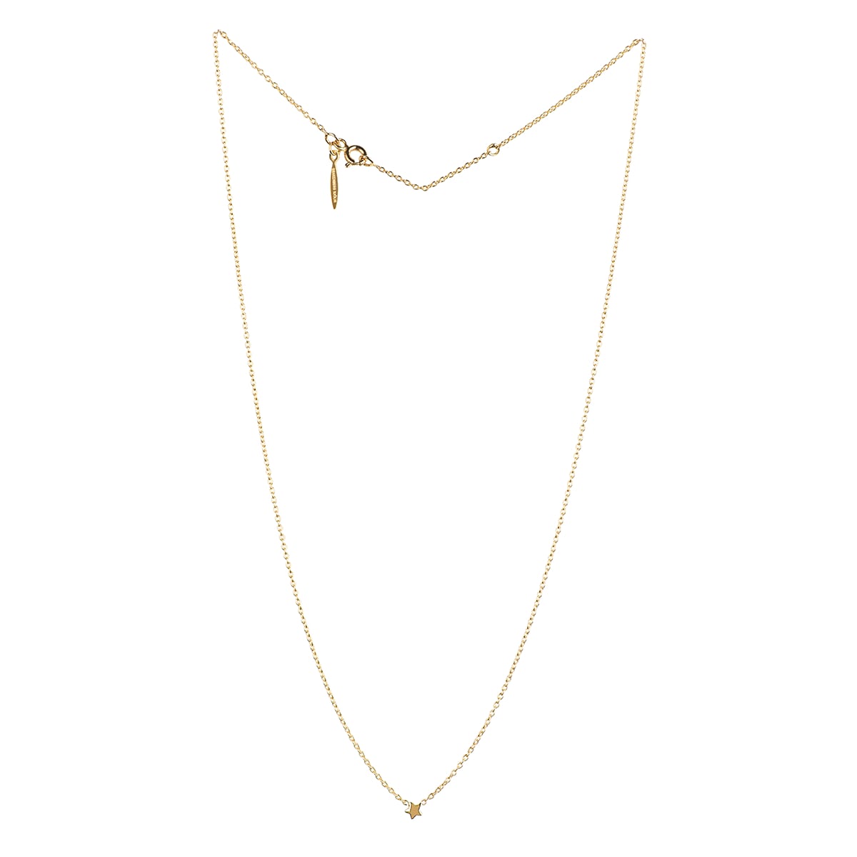 Stella Nova Drop Halsband Guld