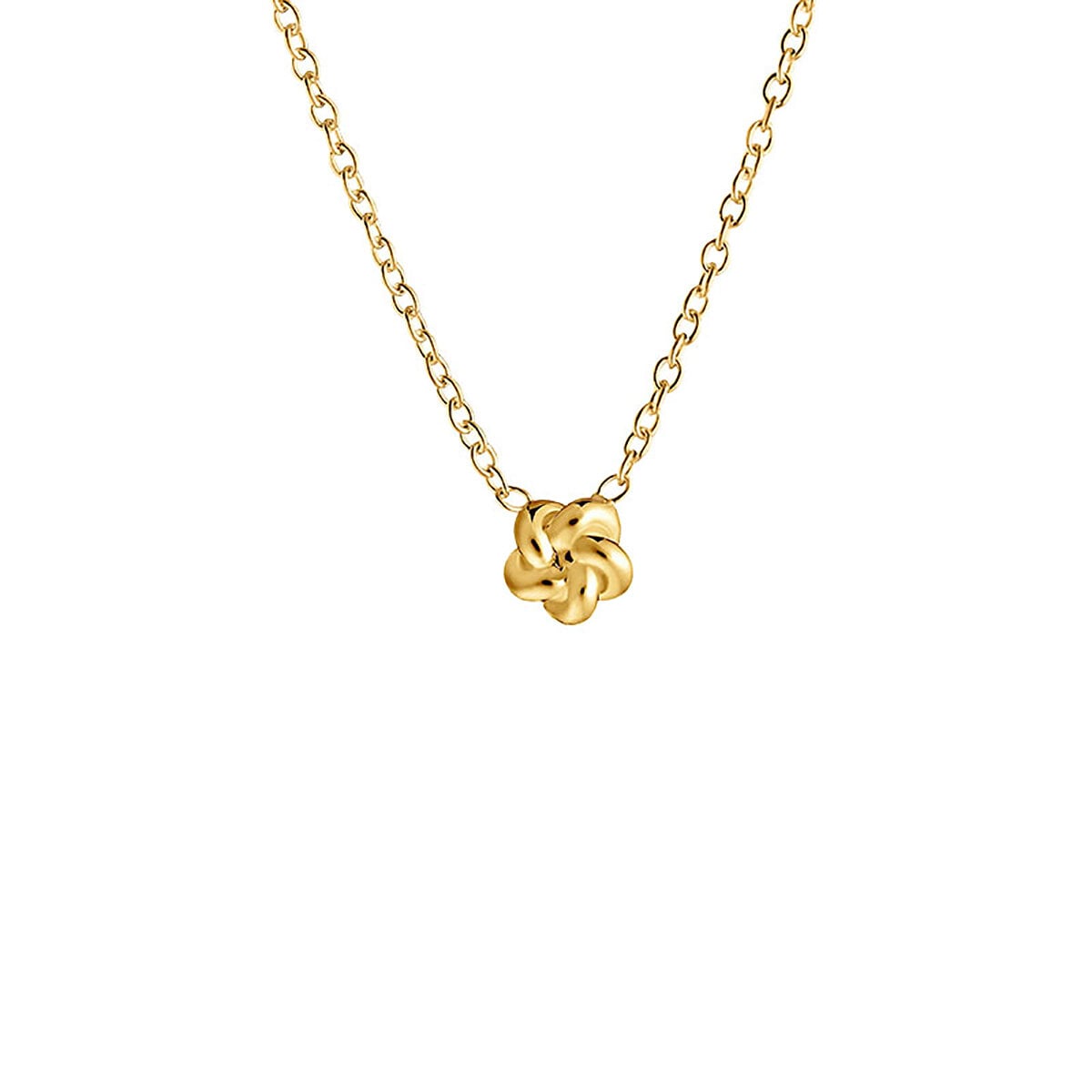 Empower drop necklace gold