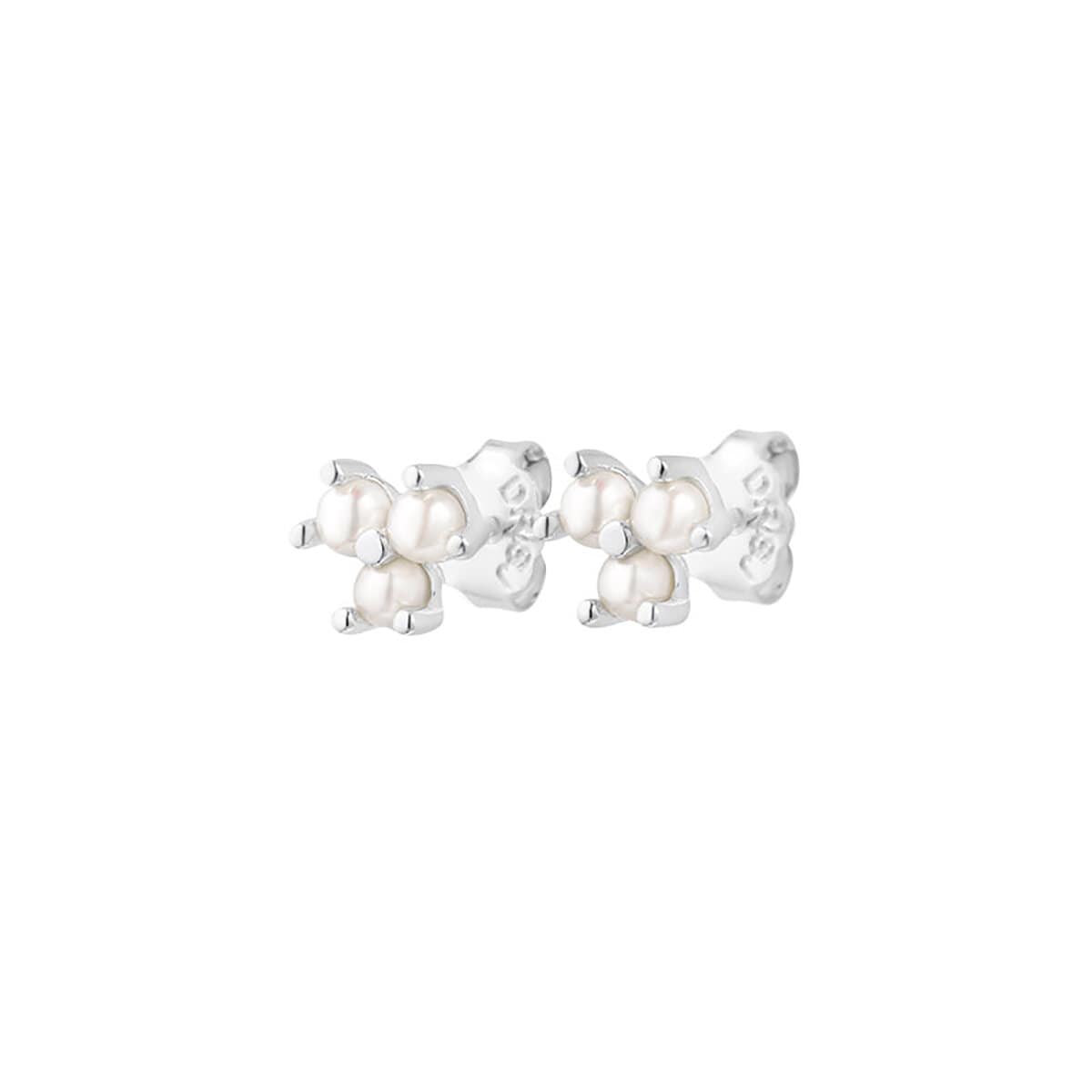 Petite Star pearl studs