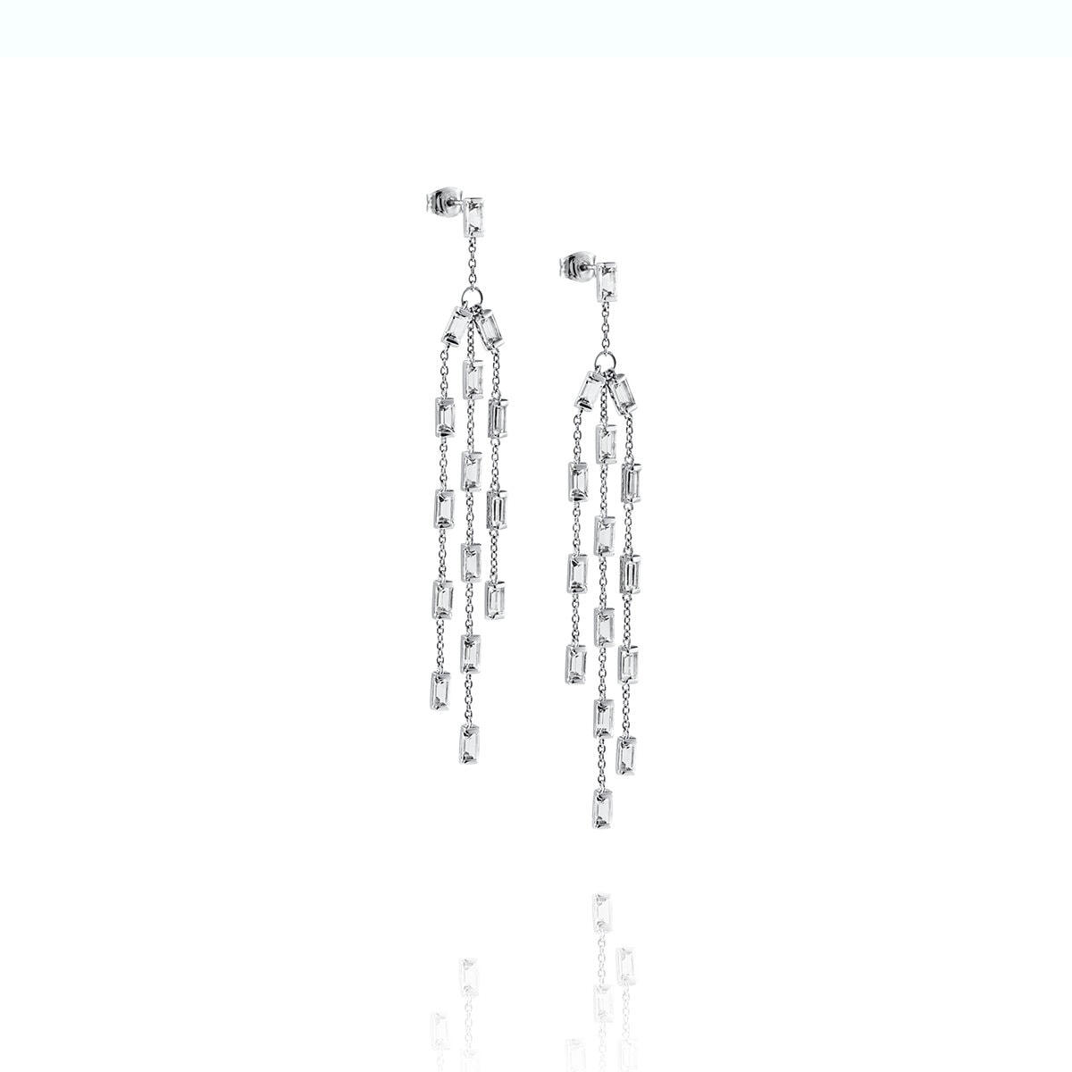 A clear dream splash earrings