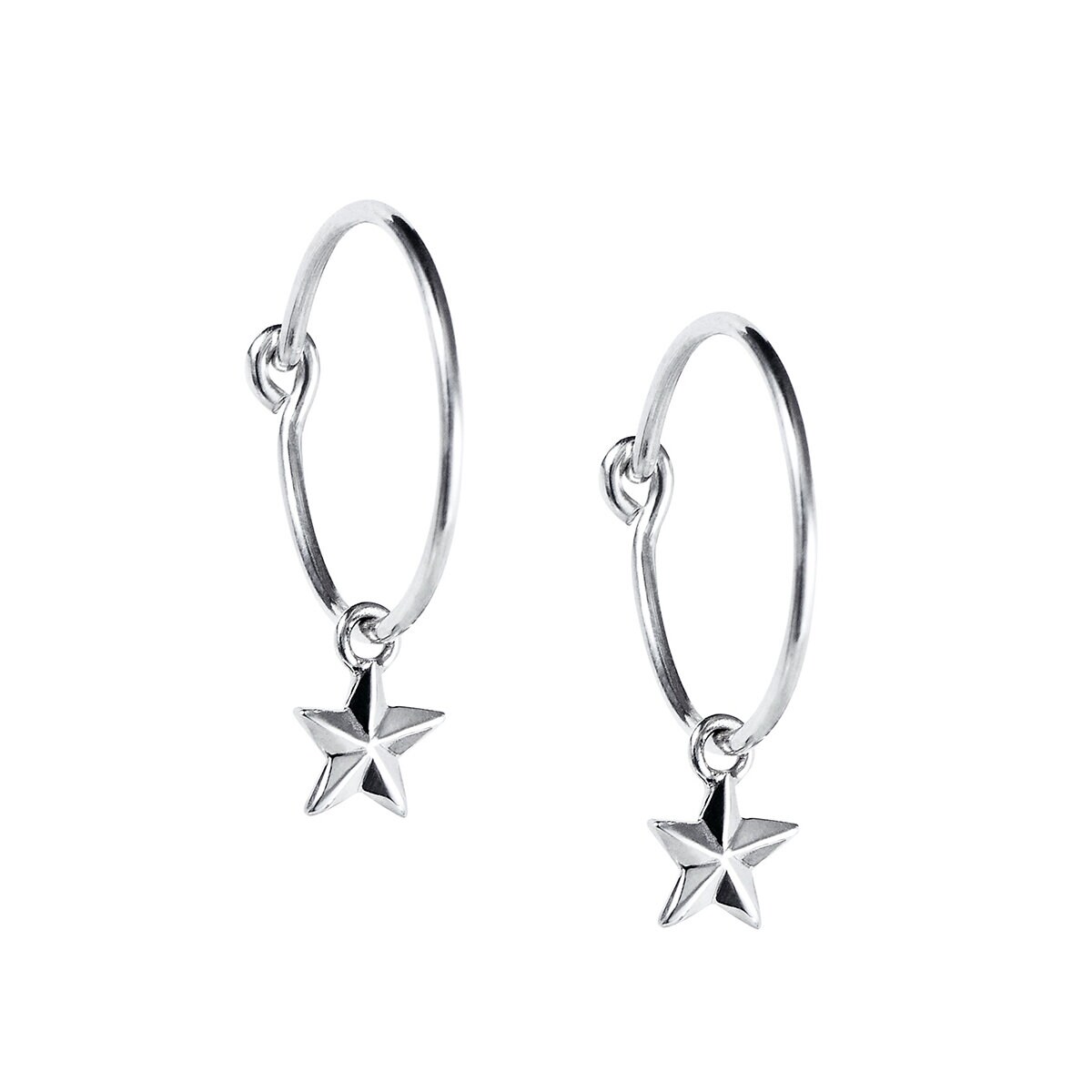 Micro catch a falling star hoops