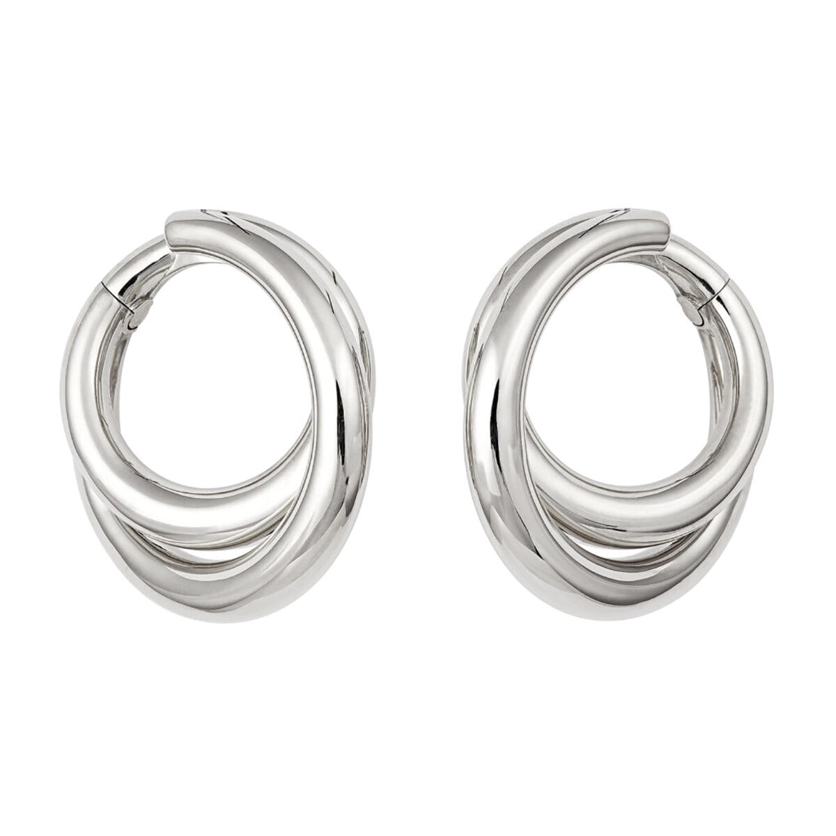 Infinity Loop Earrings Plain