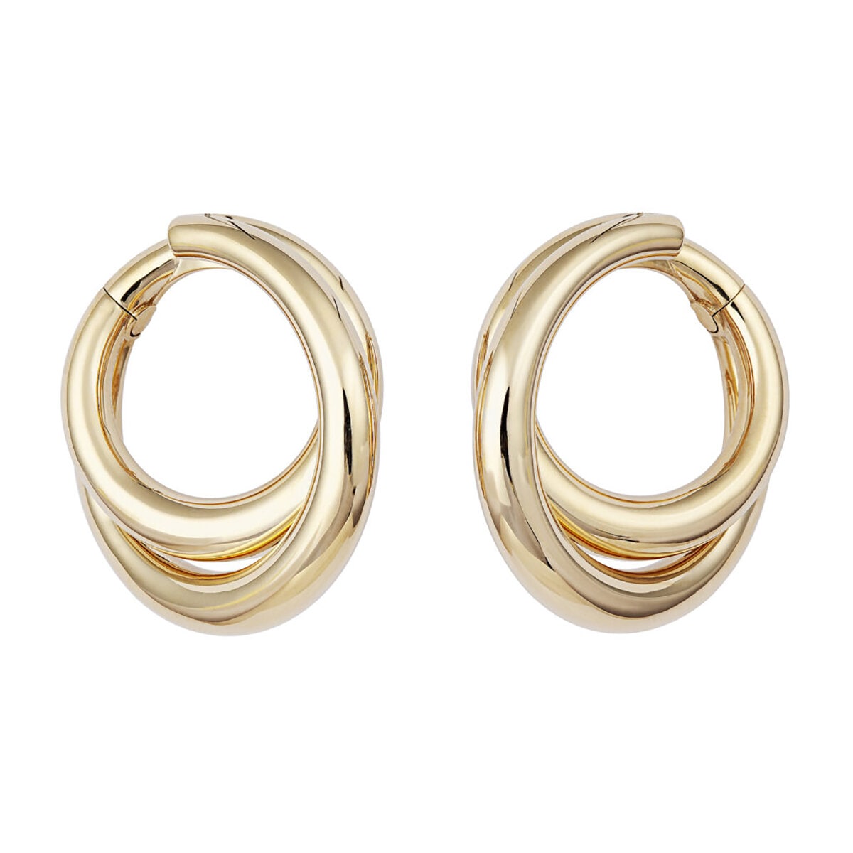 Infinity Loop Earrings Plain