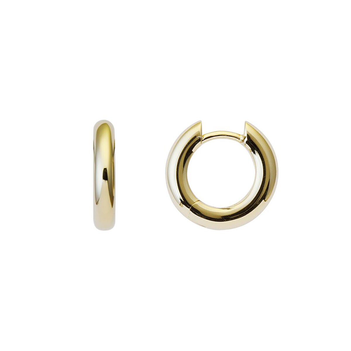 Classic Creoles Plain Gold 13mm