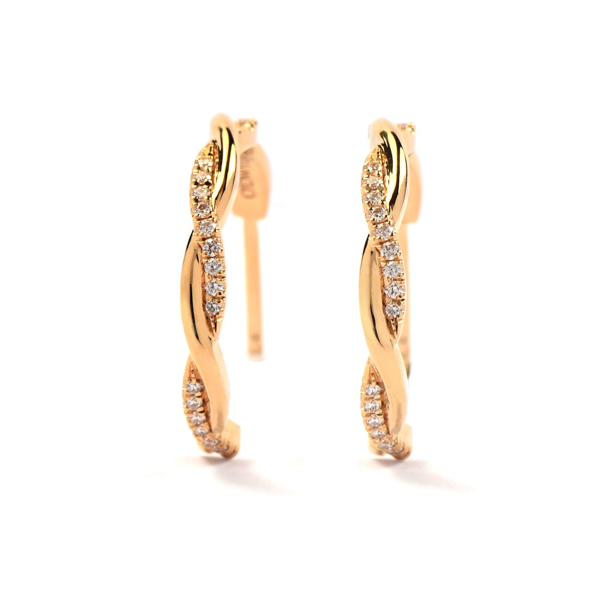 Entwined Single Vine Earrings_RS30_Diamond_Earrings (kopia)