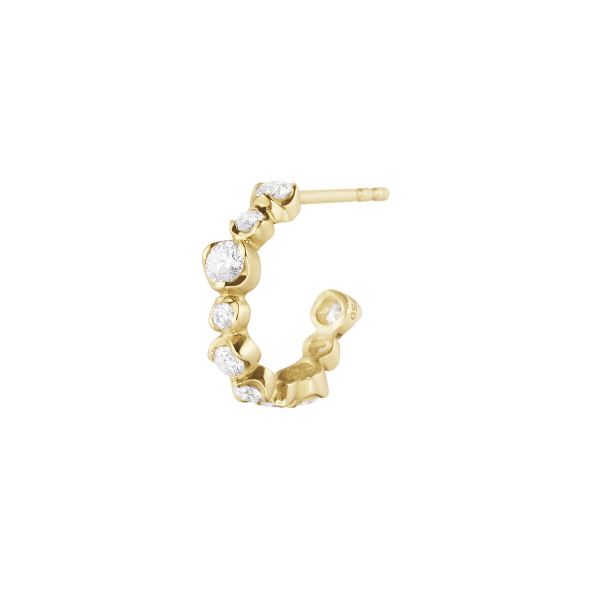 Signature Diamonds Örhänge, hoop single