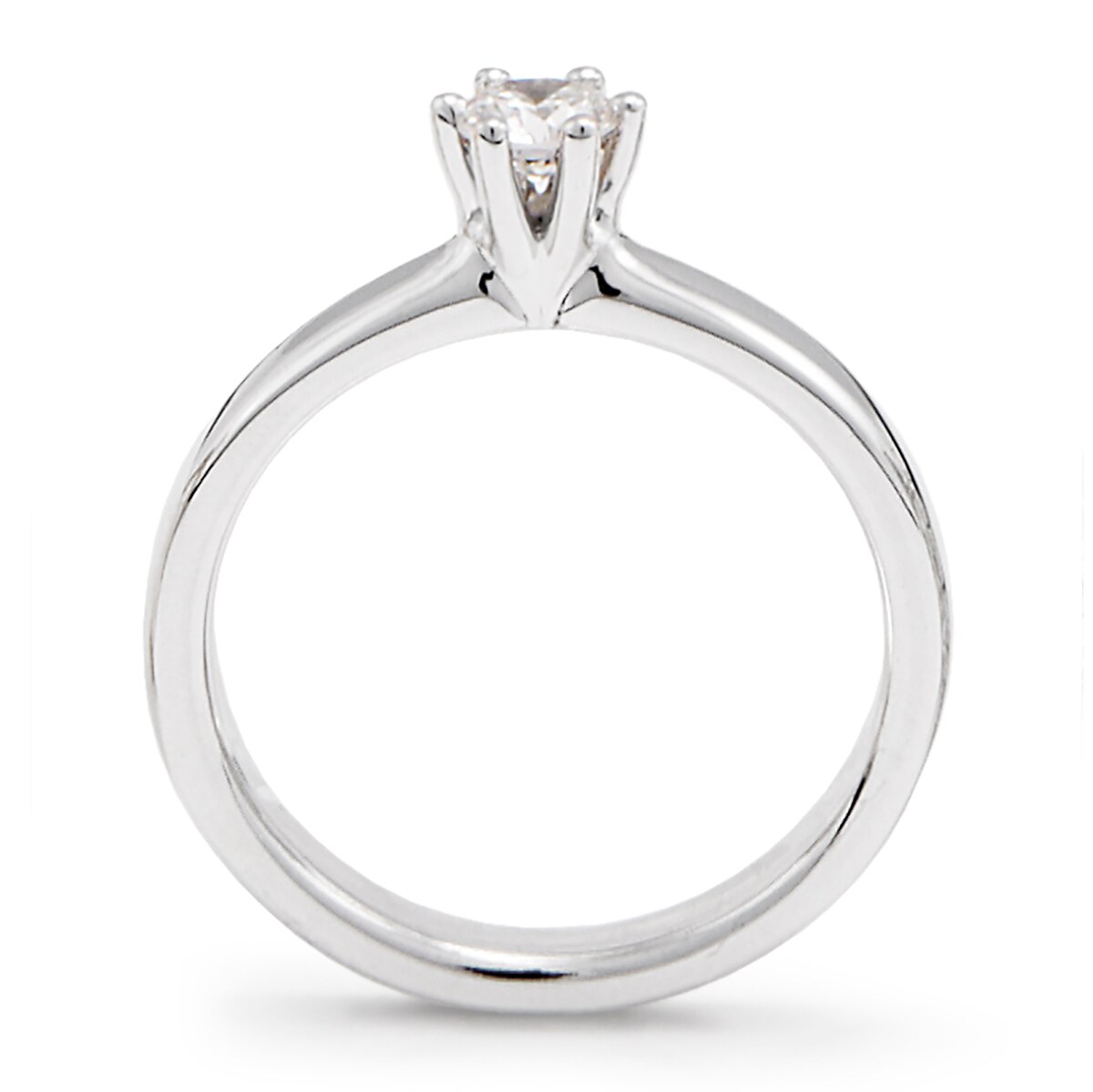 Jarl Sandin Design Diamantring Vigselring Glow enstensring hos Jarl Sandin