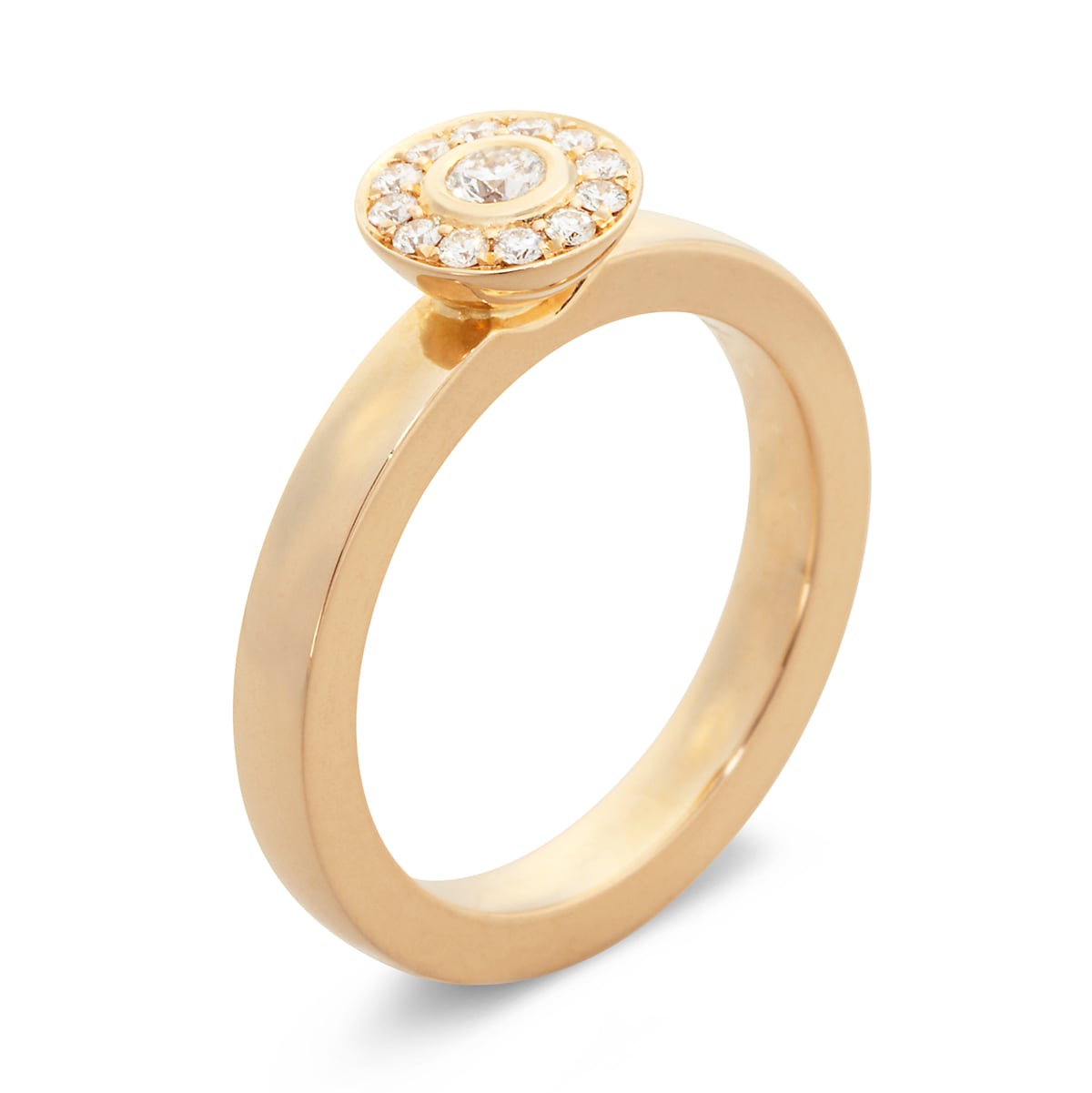 Halo Ring 0.24ct.