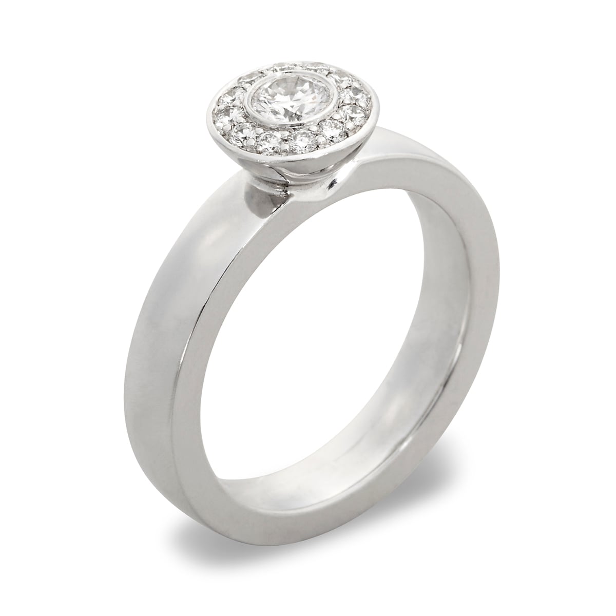 Halo Ring 0.445ct
