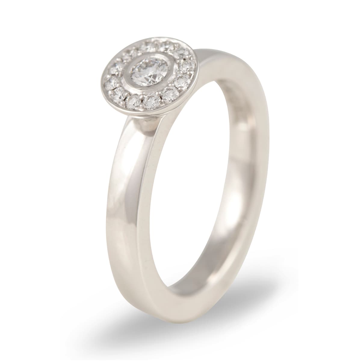 Halo Ring 0.24ct.