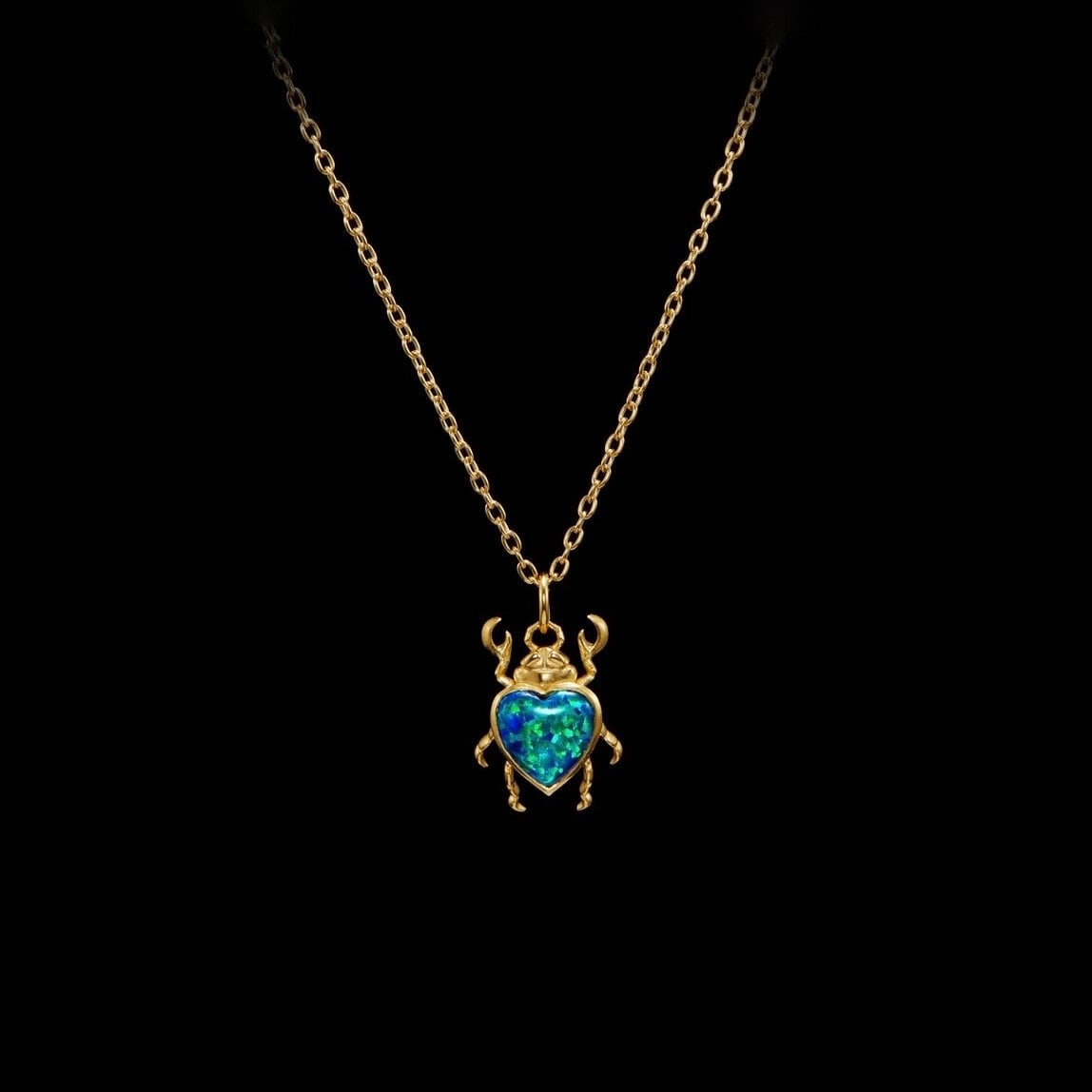 Beetle Necklace