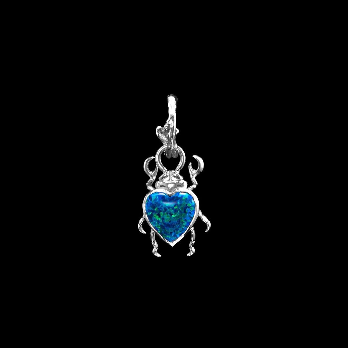 Beetle Hoop Earring