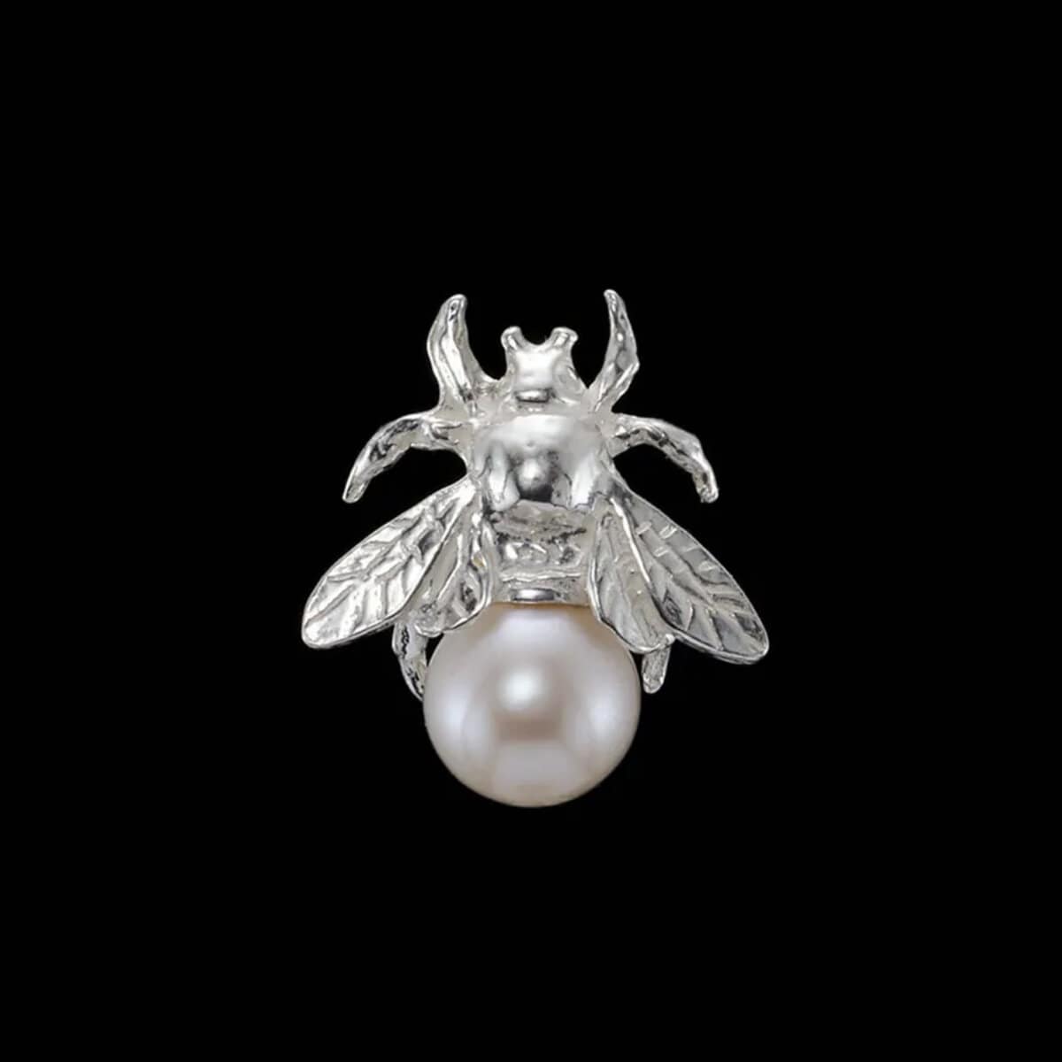 Bumblebee Pearl Ear Stud