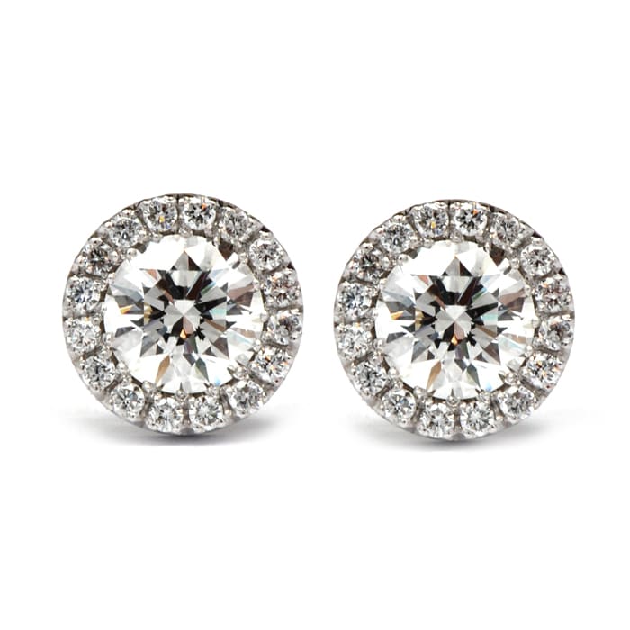 Flower Diamond Earrings Small