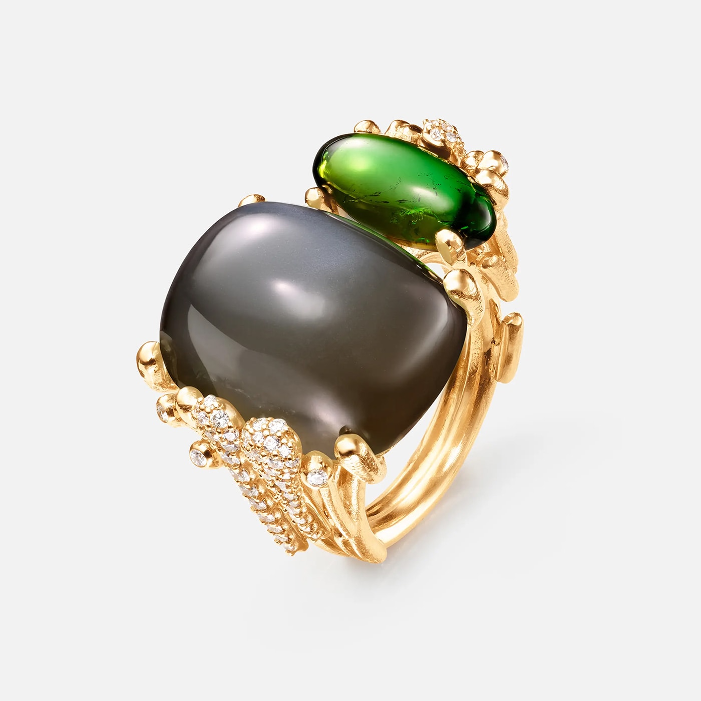 BoHo Ring double pavé
