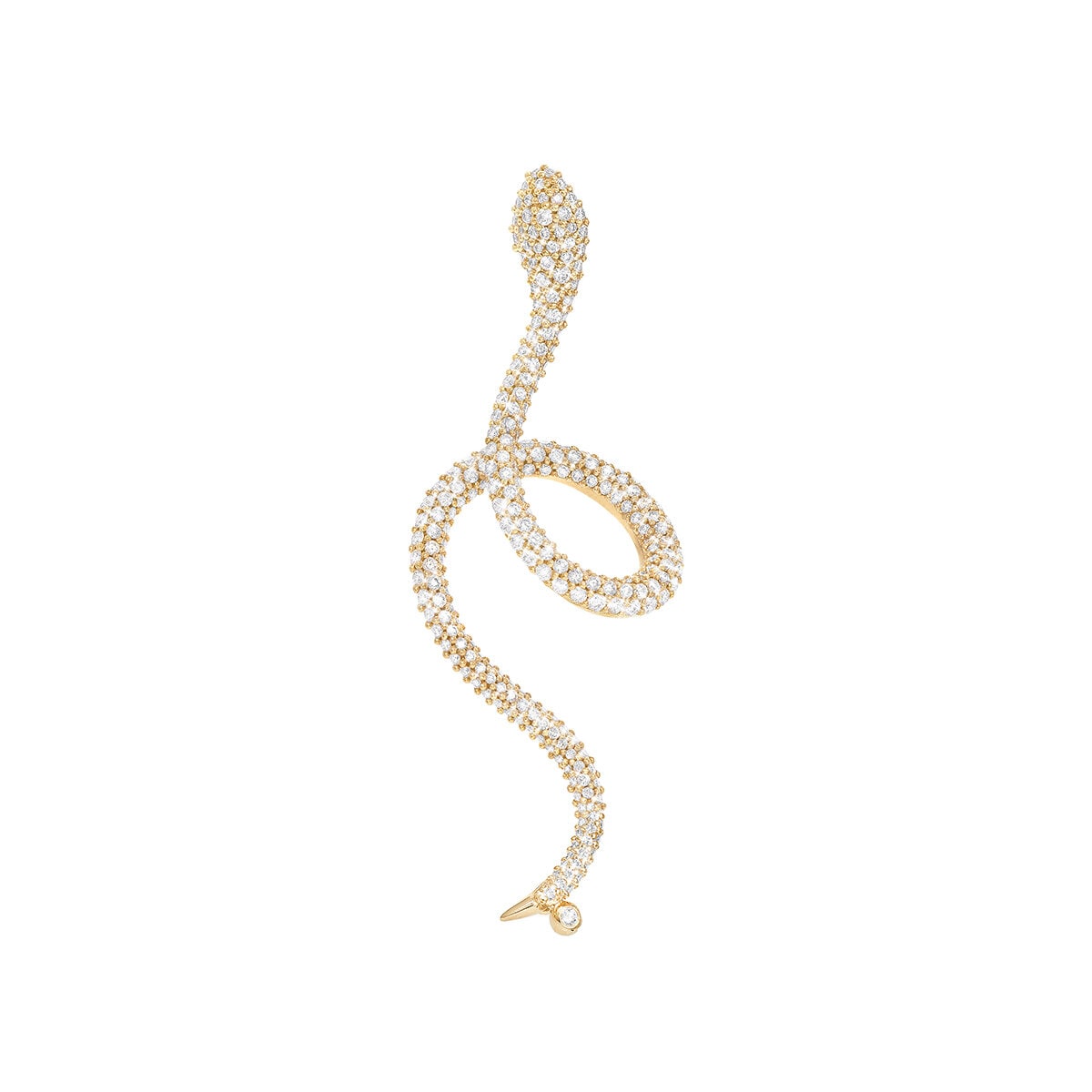 Snakes Earring Pavé