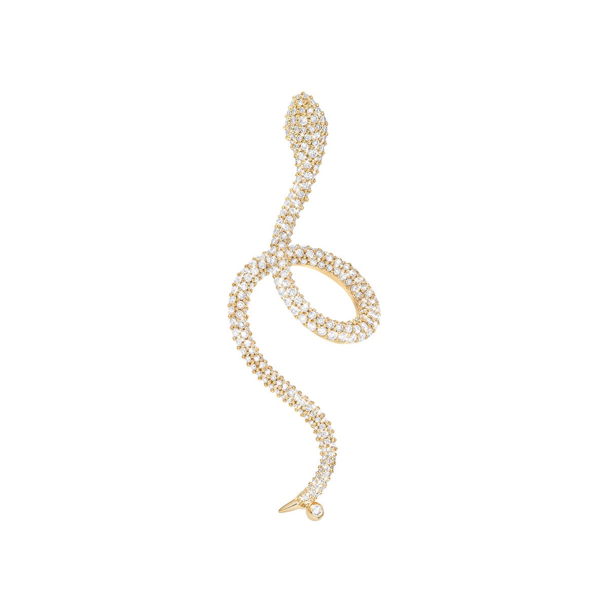 Snakes Earring Pavé