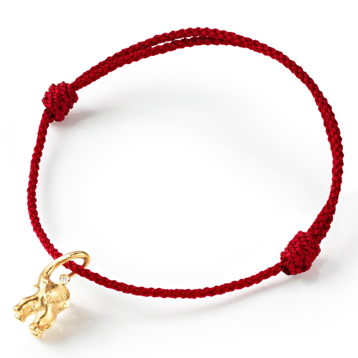 Elephant string bracelet