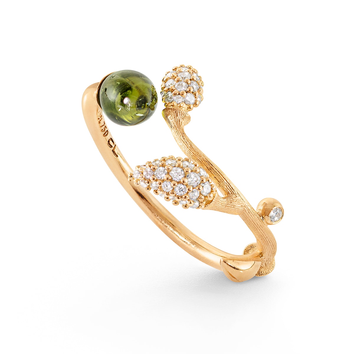 Ole_Lynggaard_A2885-403_Blooming_ring_18K_gold_with_tourmaline_hos_Jarl_Sandin