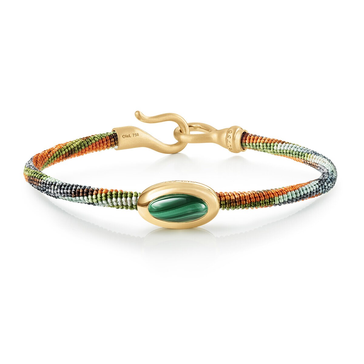 Life bracelet with malachite 