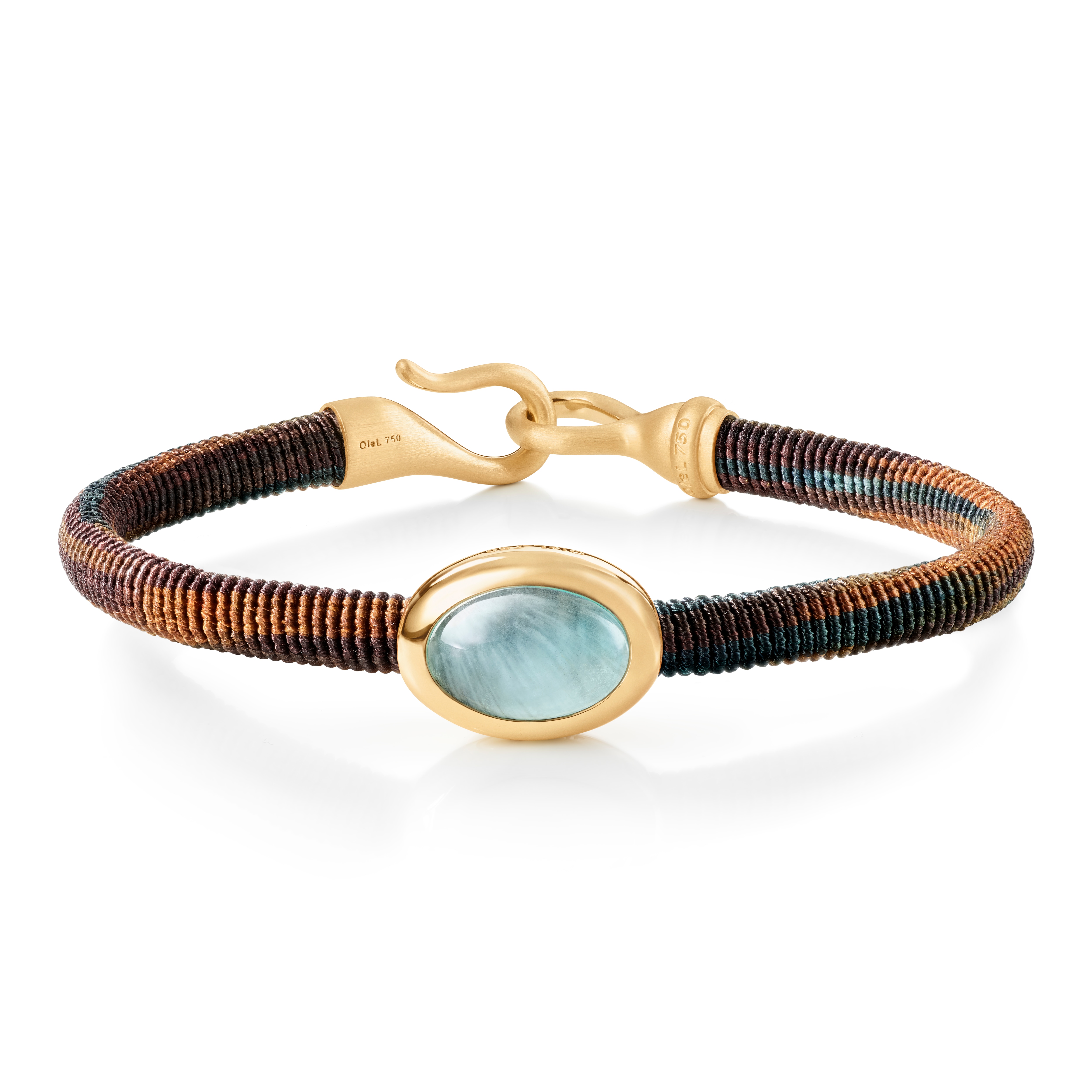 Life with bracelet with aquamarine