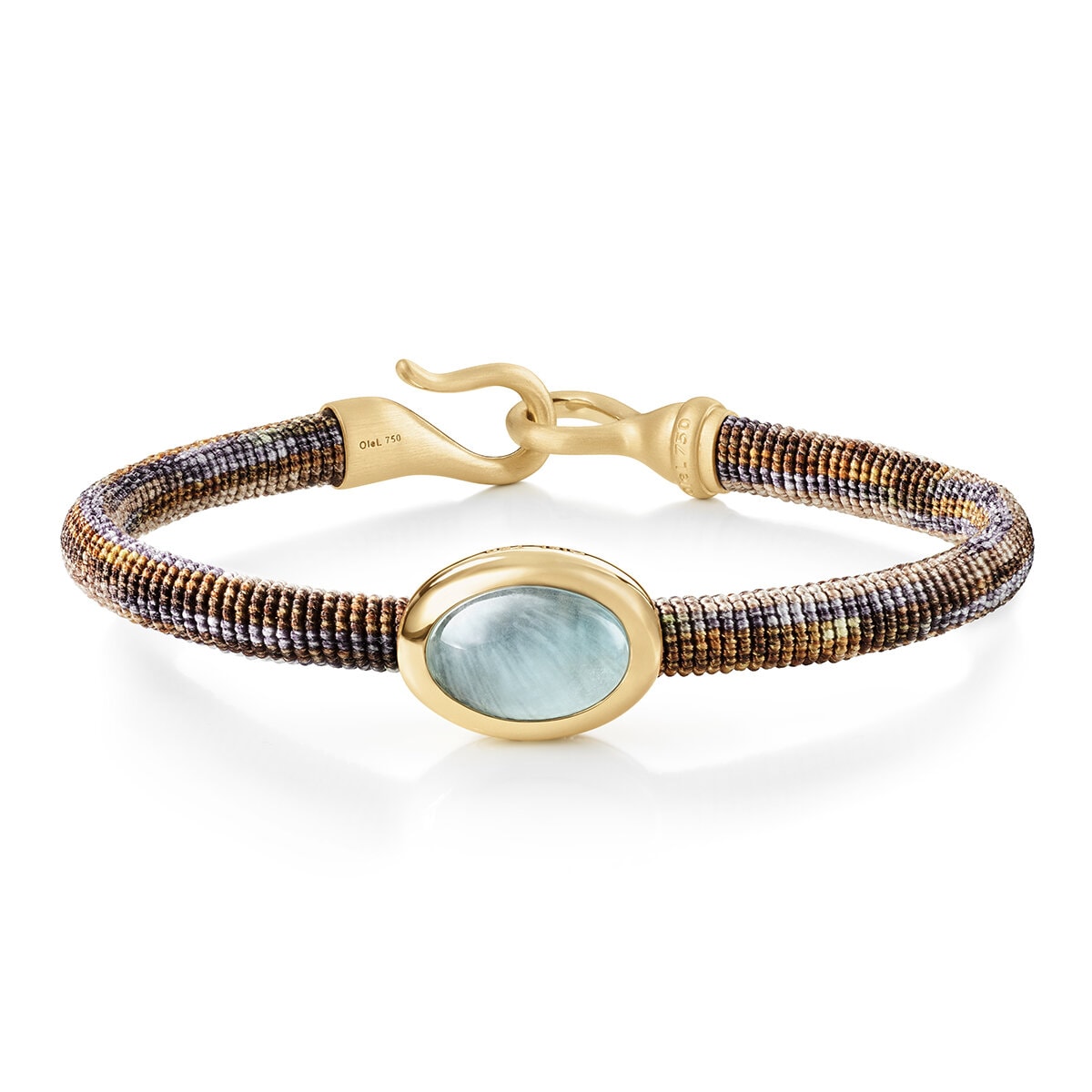 Life with bracelet with aquamarine