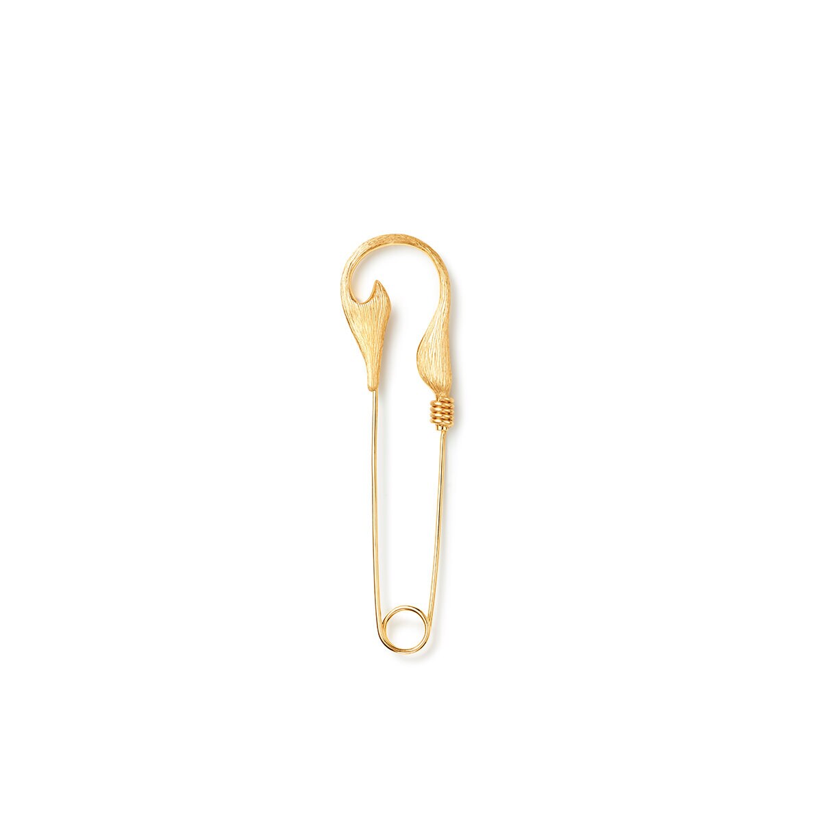 Under the sea fish hook brooch large