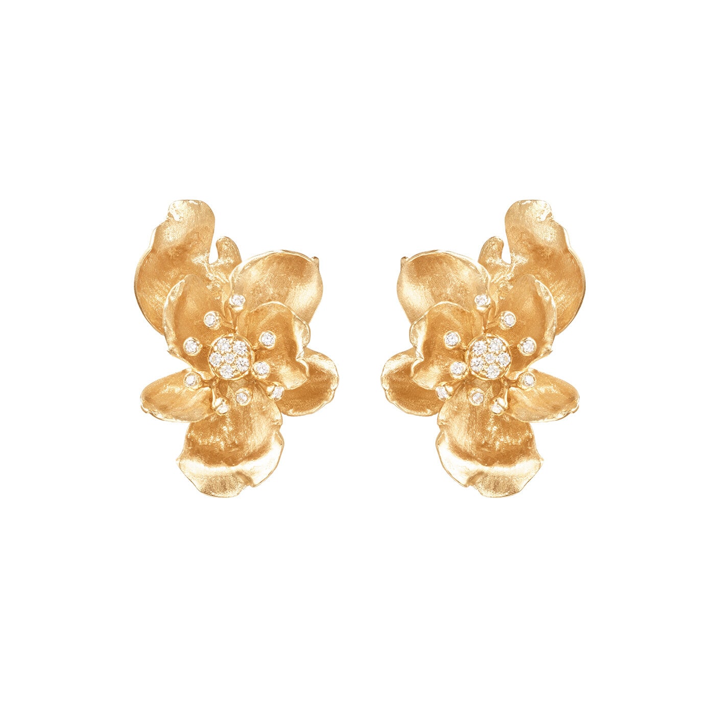 Wild Rose Stud Earring