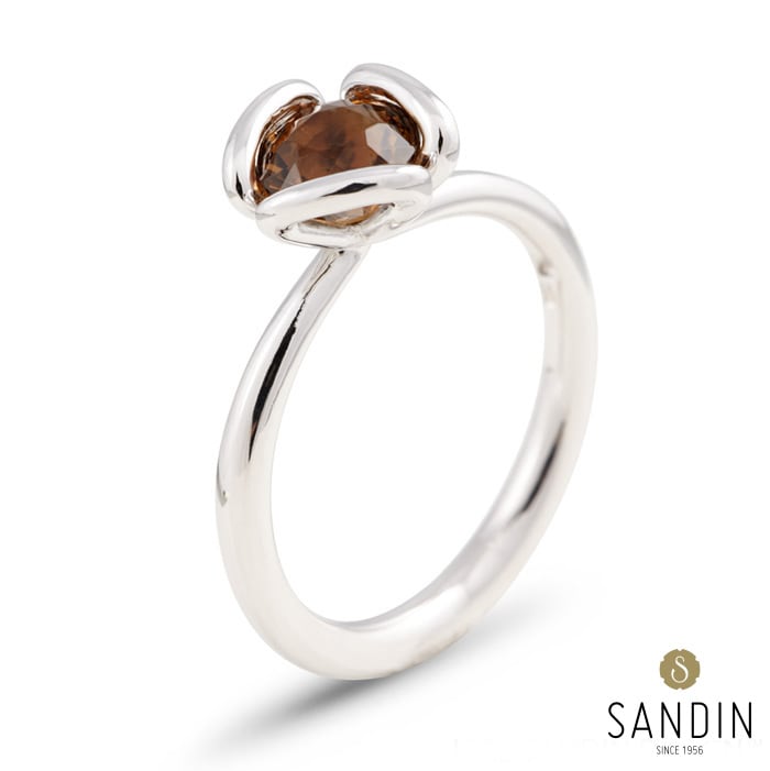 Sandin-1956-Blossom-Ring-Large-i-VG-med-Rokkvarts-hos-Jarl-Sandin_3745