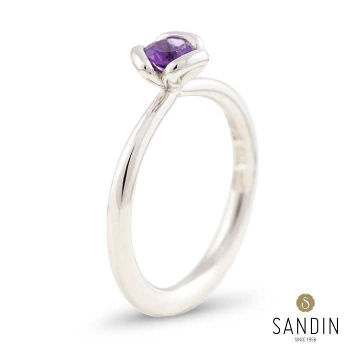 Sandin-1956-Blossom-Ring-Small-i-VG-med-ametist-hos-Jarl-Sandin_3742