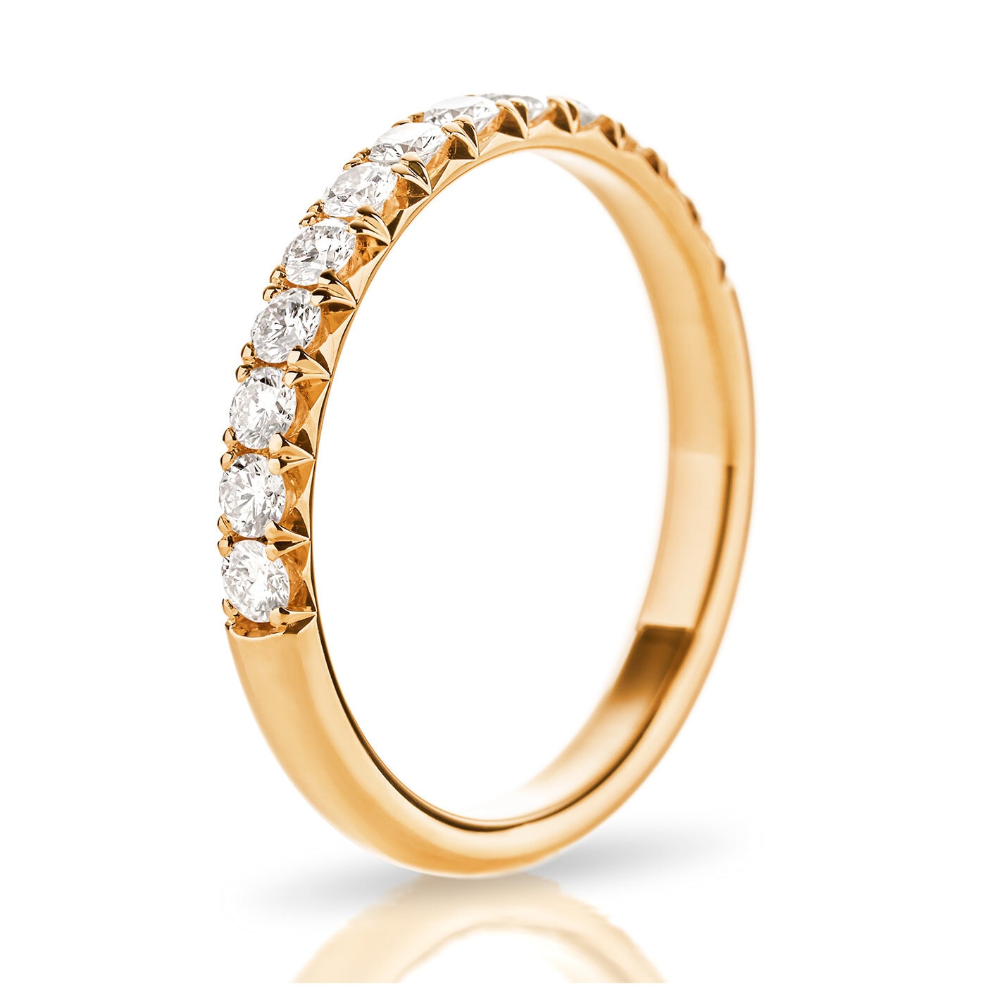 Soft Fishtail Allians Ring 0.45ct.