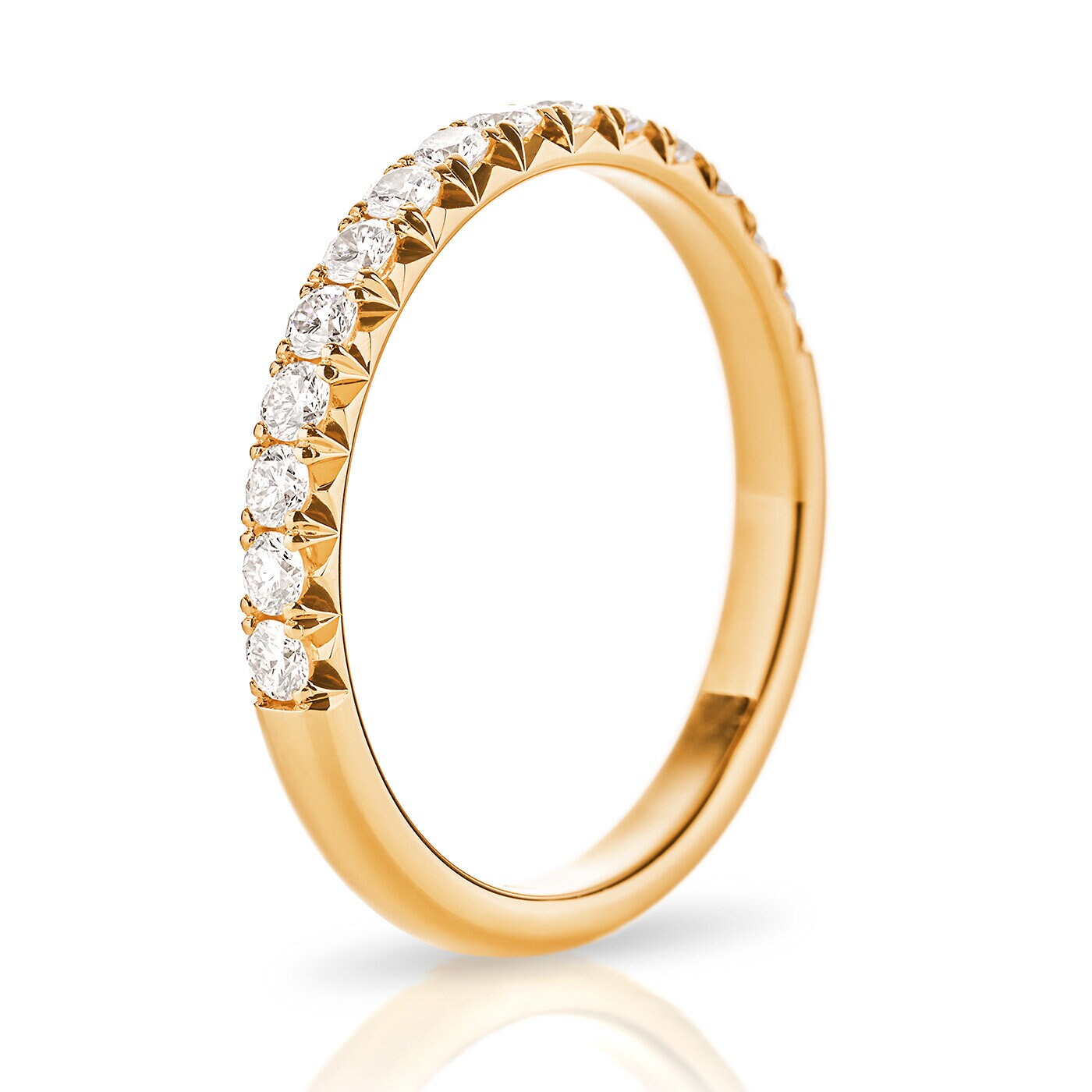 Soft Fishtail Allians Ring 0.34ct.
