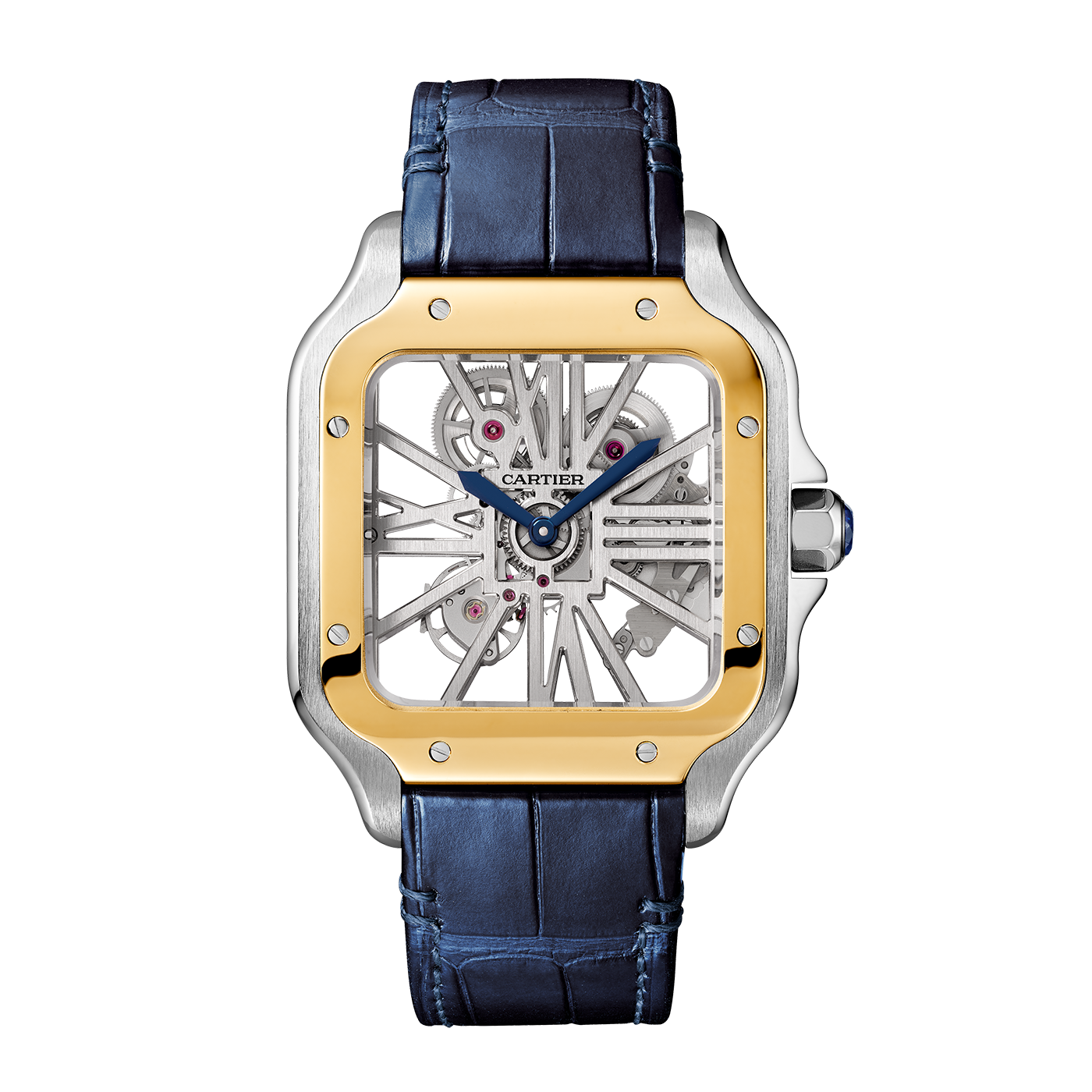 Santos de Cartier skeleton watch