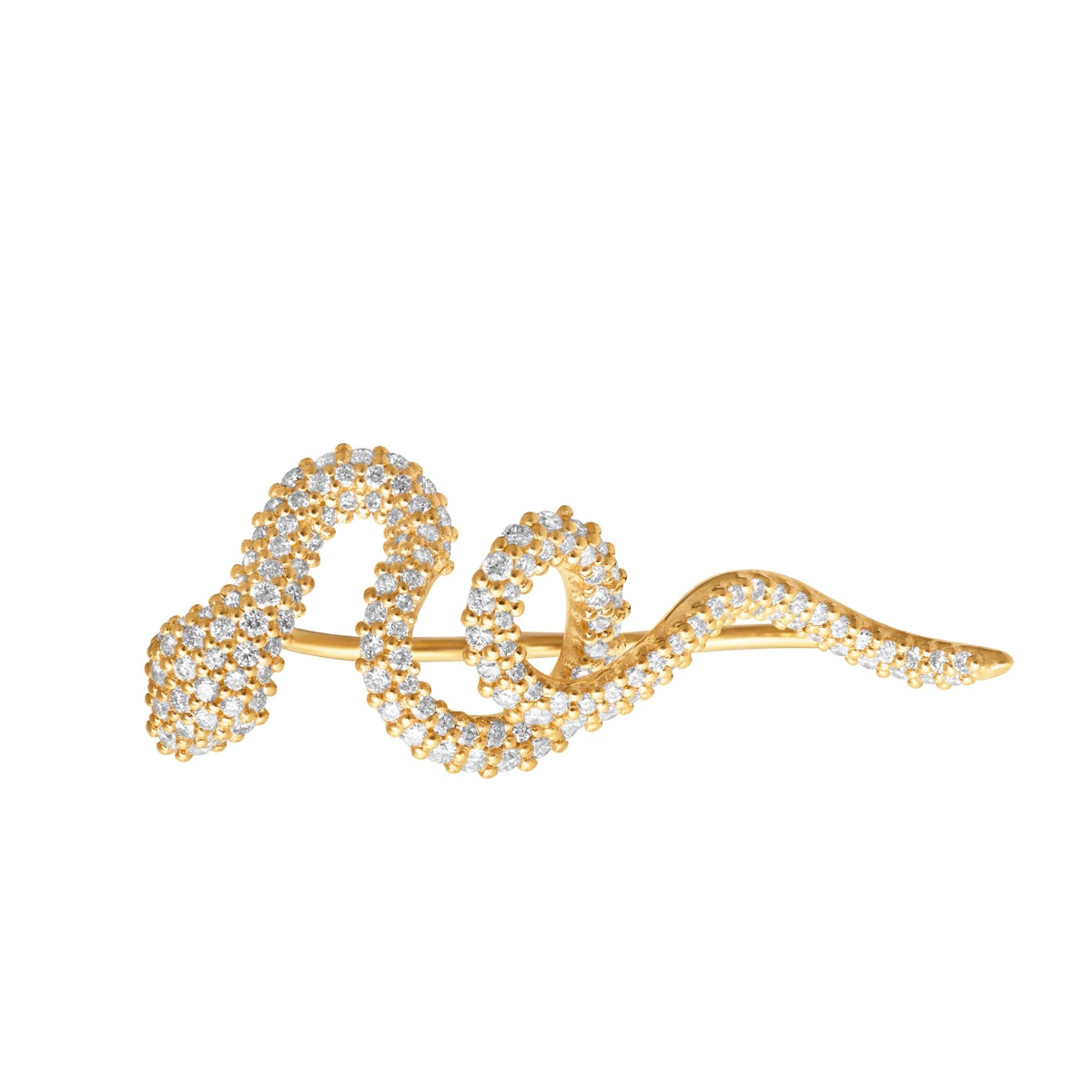 Snakes Earring Pavé A2845-402_front_packshot_aRGB_V1