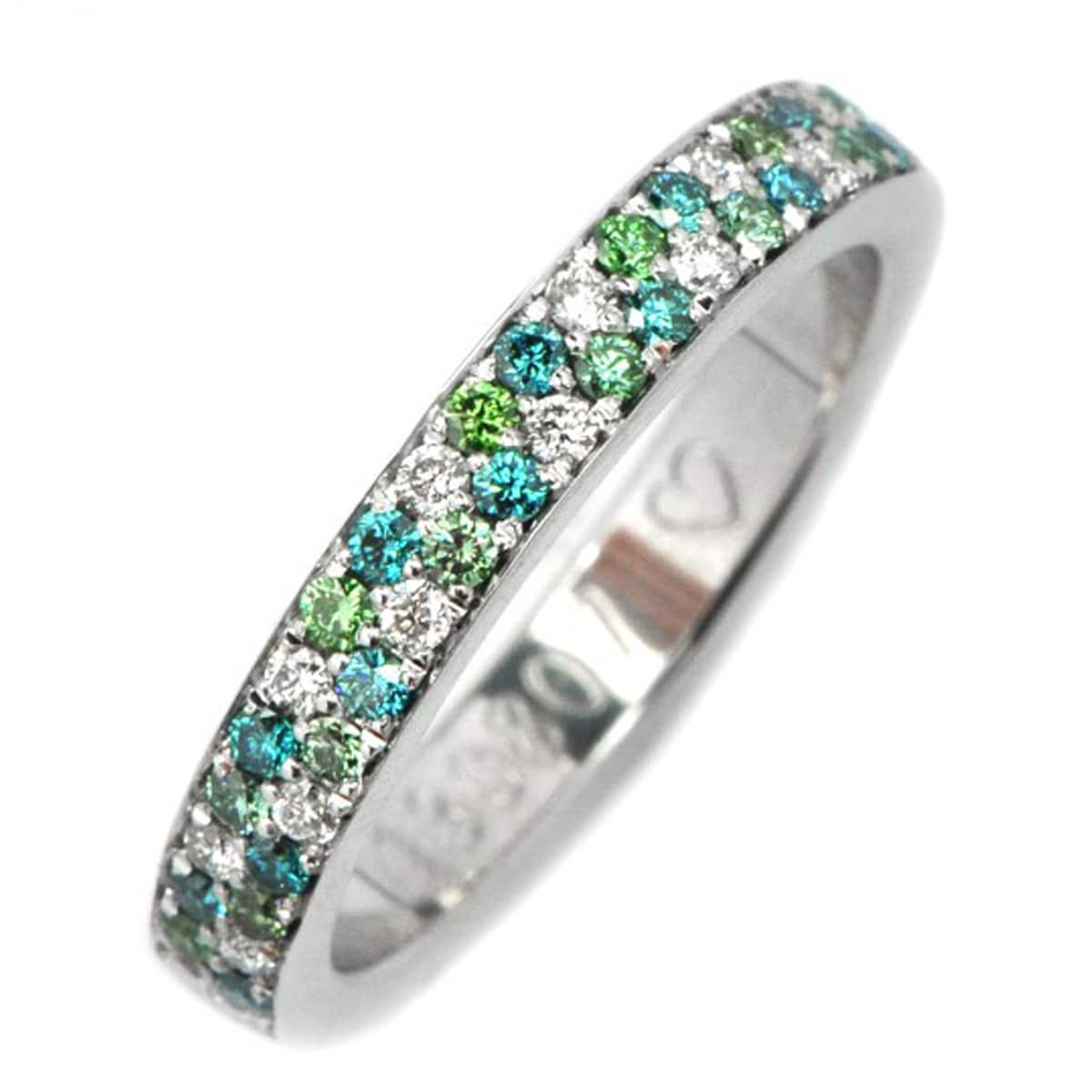 michael_odwyer_Happy_Ring_Blue_Green_Diamonds_PWG_White_(Medium)_hos_Jarl_Sandin